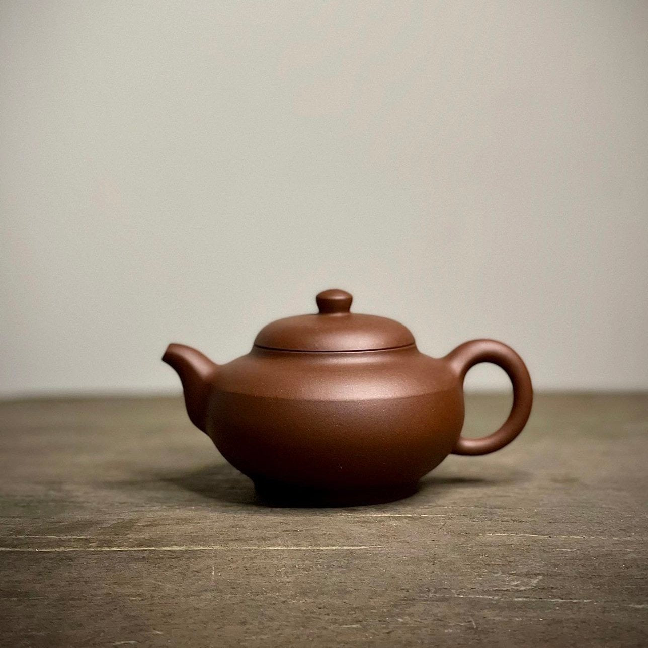 Purple clay teapot made by art master Dong Jinhua [He Huan] 230ml